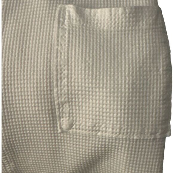 Vintage Orient Lines Cruise Ship Boca Terry White Cotton Waffle Spa Robe o/s - Picture 7 of 7